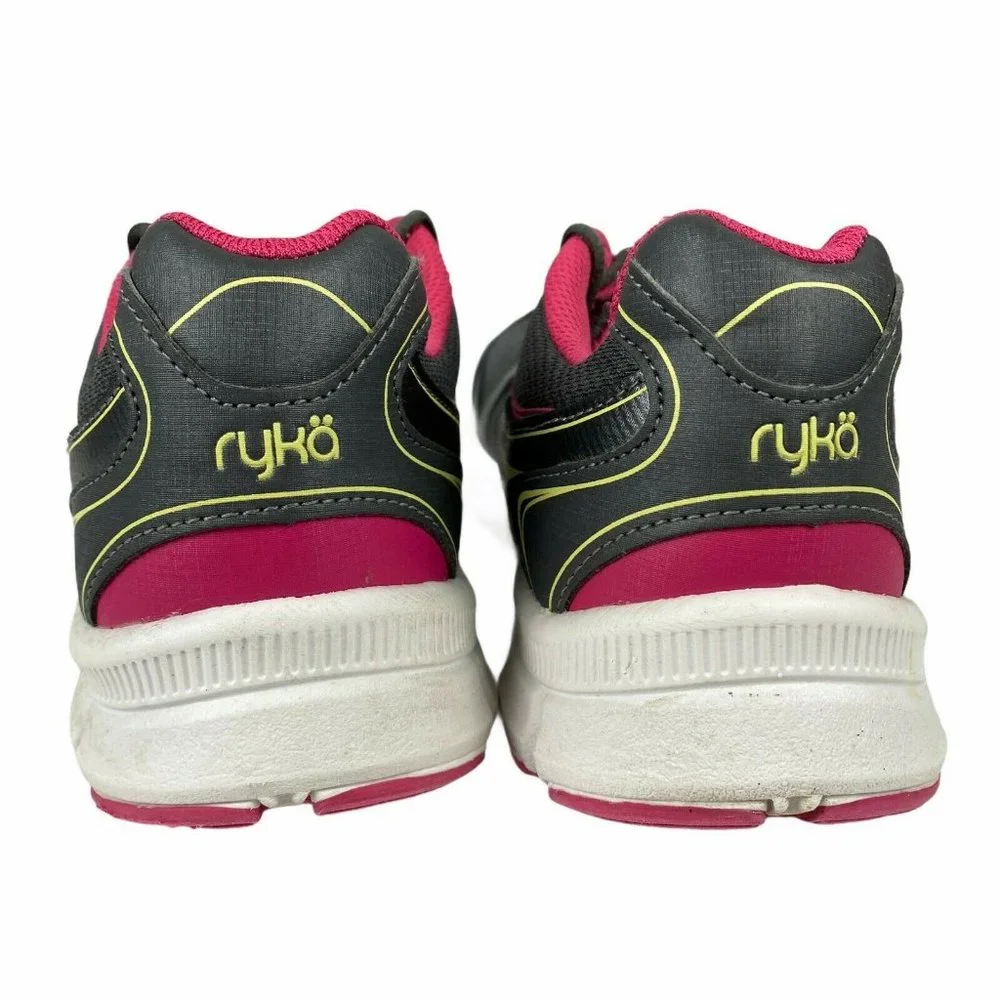 Ryka Womens Resolute SMT Memory Foam‎ Running Shoes Sneakers Grey Pink Sz 8.5 M